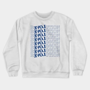 Love Revolution // Typographic Graphic Design Artwork Crewneck Sweatshirt